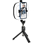 Монопод HOCO, LV03 Plus, Showfull, bluetooth, чёрный, (мятая упаковка)