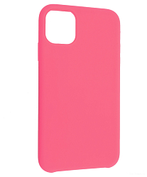 Силиконовый чехол SILICONE CASE NEW ERA для iPhone 11 (светло-розовая)