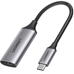 Переходник HDMI >--> Type-C UGREEN CM297 (70444) серый космос