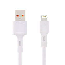 Кабель USB <--> Lightning  1.0м VIXION K1i белый