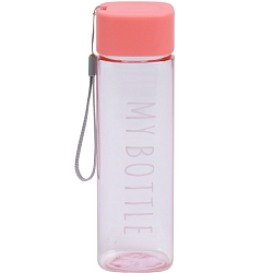 Бутылка для воды My bottle, 450 мл, 20×5.5 см, розовая 10670571