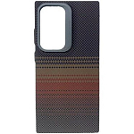 Задняя накладка SkyArmor GLOBAL MIX Magsafe для Samsung Galaxy S24 ULTRA_22 коричневый, матовый