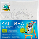 Картина по номерам Самолет  холст на подрамнике 20*20 43879