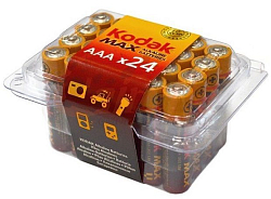 Элемент питания KODAK LR03 MAX Box-24 [24 3A PVC] (24/480/34560)