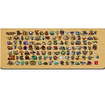 Коврик 900*400*4 Dota 2 №16