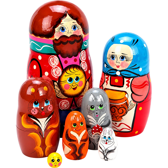 Матрешка "Колобок" 7 перс. УТМ01521374