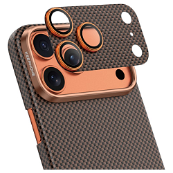 Противоударное стекло для камеры KEEPHONE KEVILAR LENS для iPhone 17 Pro Max, Desert Black