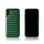 Задняя накладка REMAX для iPhone X/XS RM-163 матовый, зелёный (Weave case)