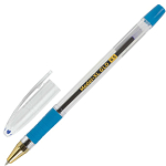 Ручка шариковая масляная с грипом BRAUBERG Model-XL GLD, СИНЯЯ, узел 0,5 мм, линия 0,25 мм, 143245