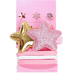 Резинки для волос (3 шт.) и заколка для волос «С Новым годом!», d= 3,5 см