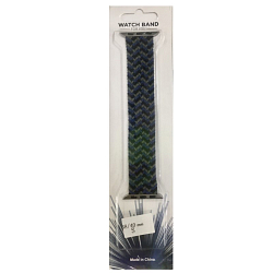 Плетёный ремешок MOBIS для Apple Watch 38/40 (ткань, каучук) микс