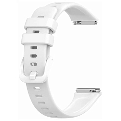 Силиконовый ремешок NONAME Huawei Band 7 белый