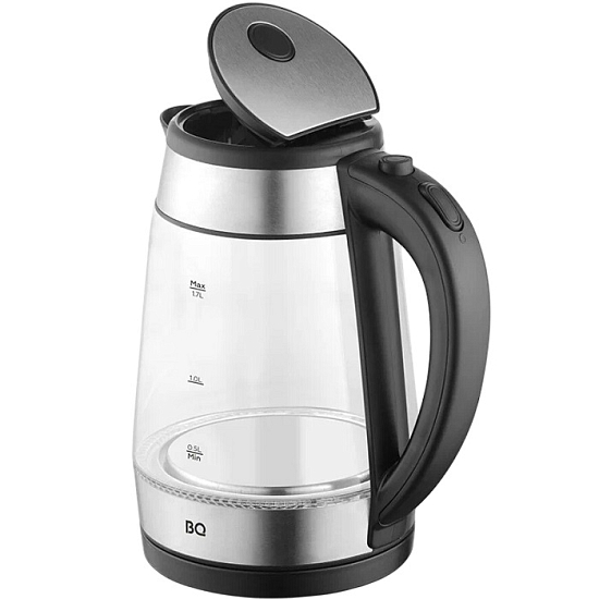 Чайник электрический BQ KT1738G Черный-Сталь