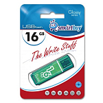 USB 16Gb Smart Buy Glossy series Green