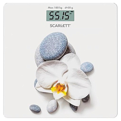Весы SCARLETT SC-BS33E020 Белая Орхидея