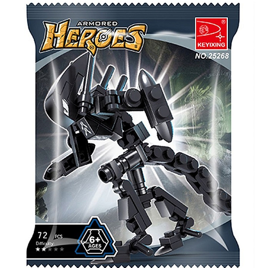 Конструктор Капитан «Агрессор», 72 детали 830767