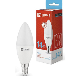 Лампа светодиодная  IN HOME C37-VC 14W/6500K/E14