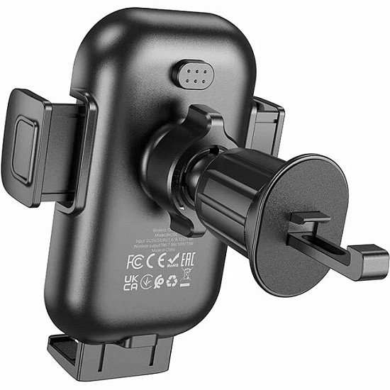 Автомобильный держатель BOROFONE BH204 Blue Charm, 15W, чёрный