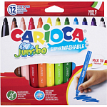 Фломастеры CARIOCA "Jumbo", 12 цв 40569