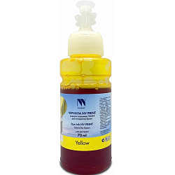 Чернила NV PRINT T6644 Yellow 70ml для Epson L100, L110, L120, L132, L200, L210, L222, L300, L312, L350, L355, L362, L366, L456, L550, L
