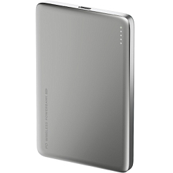 Внешний АКБ OLMIO QM-15 (5000mAh), серый, PowerDelivery, беспроводная зарядка