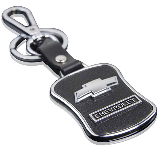 Брелок для ключей "Chevrolet" металлический хром