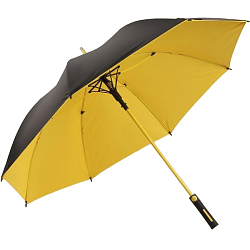 Зонт - трость полуавтоматический, 8 спиц, R = 60 см, цвет МИКС/чёрный