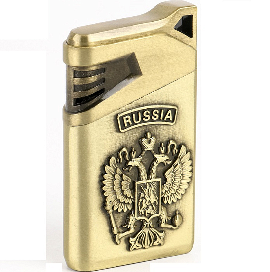 Зажигалка газовая «Герб», пьезо, 1×3.5×6.7 см