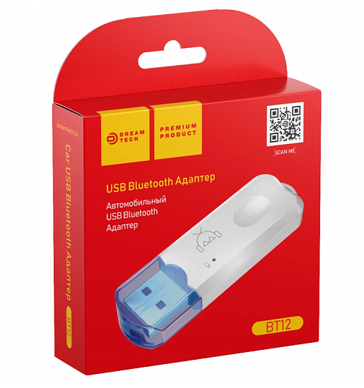 Адаптер Bluetooth DREAM BT12 белый