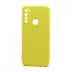 Силиконовый чехол SILICONE CASE New ERA для Xiaomi Redmi Note 8T желтый