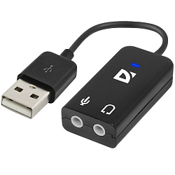 Внешняя звуковая карта Defender Audio USB на 3.5 jack (63002)