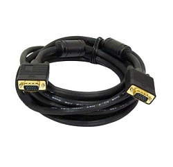 Кабель VGA <--> VGA  3.0м Cablexpert Premium (CC-PPVGA-10) тройной экран, феррит.кольца, пакет