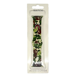 Силиконовый ремешок MOBIS для Apple Watch 38-40-41mm с рисунком