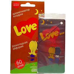 Ароматизатор CONTEX LOVE IS ЕЛКА Шоколадная Эйфория