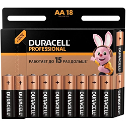 Элемент питания DURACELL LR06 PROFESSIONAL BL-18 (18/180/17100)