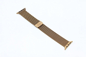 Ремешок NONAME для Apple Watch Series 4 44mm, металл, магнит, коричневый