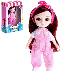 Кукла модная шарнирная «Варя» в комбинезоне