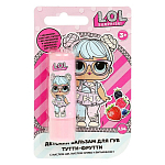 Детский бальзам для губ "Лол" 3,34 гр., Тутти-фрутти. Заботливая мама УТМ01450726