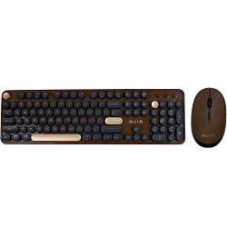 Клавиатура+мышь БП AULA AC306 Coffee-Black