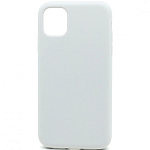 Силиконовый чехол SILICONE CASE для iPhone 12 полная защита, белый (не оригинал)