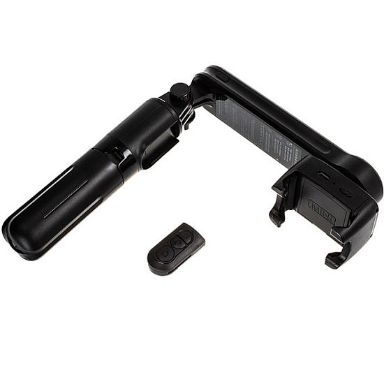 Монопод-трипод GIMBAL L09, автоматическая стабилизация, подсветка, 70 см, черный