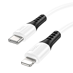 Кабель Lightning <--> Type-C  1.0м HOCO X82, белый, 20W