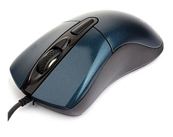 Мышь GEMBIRD MOP-415-B синий, USB