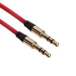 Кабель Jack 3.5 <--> Jack 3.5  1.0м CABELEXPERT CCAB-01-35MM-1MR красный