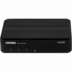 Ресивер DVB-T2 CADENA CDT-2291SB черный