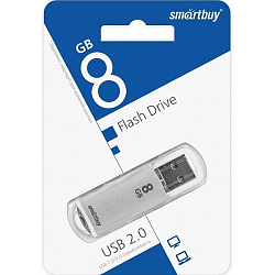 USB  8Gb Smart Buy V-Cut Silver