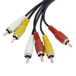 Кабель 3RCA <--> 3RCA  2м TELECOM