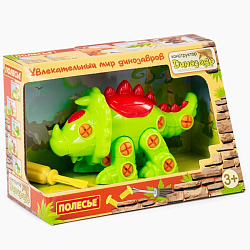 Конструктор-динозавр ПОЛЕСЬЕ "Трицератопс" 32 эл