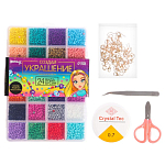 Набор для творчества «Создай своё украшение», бисер, 24 вида 9897163