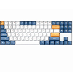 Клавиатура БП VOROTEX MK87R Yellow Switch, звездный синий